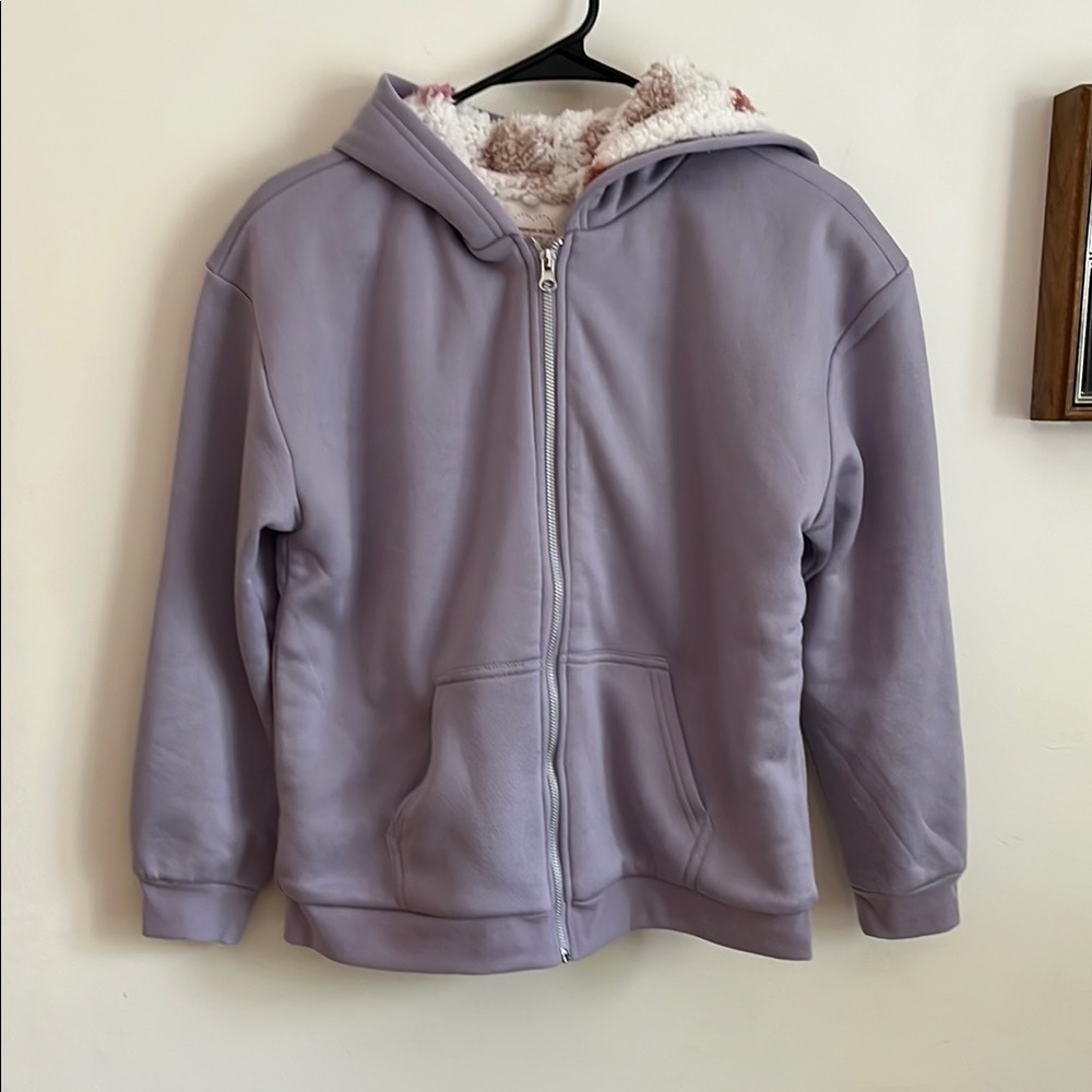 Commom Stitch Lavender Hooded Jacket